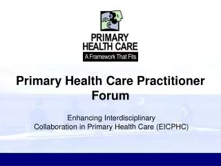 Primary Health Care Practitioner Forum