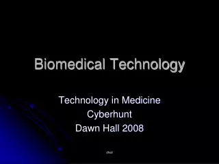 Biomedical Technology