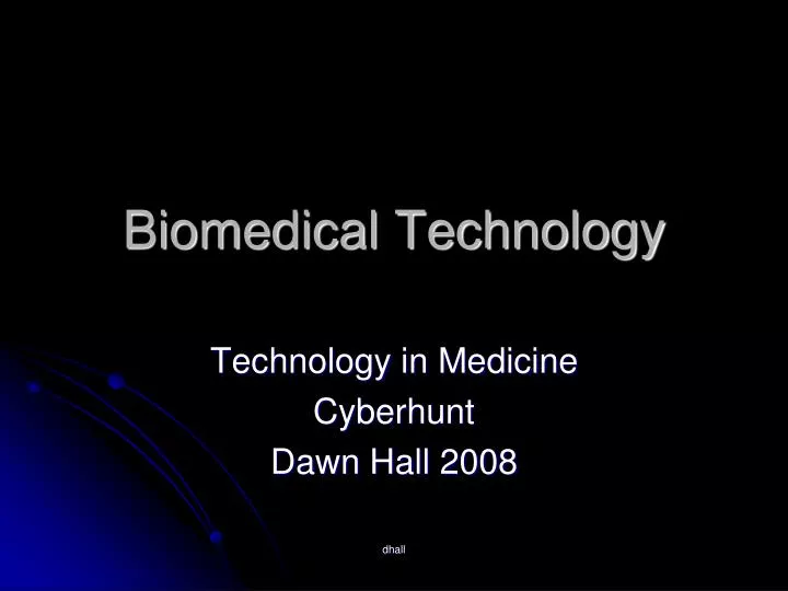 PPT - Biomedical Technology PowerPoint Presentation, Free Download - ID ...