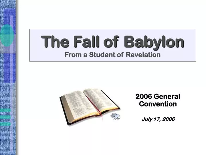 the fall of babylon from a student of revelation
