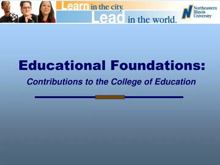 educational foundations