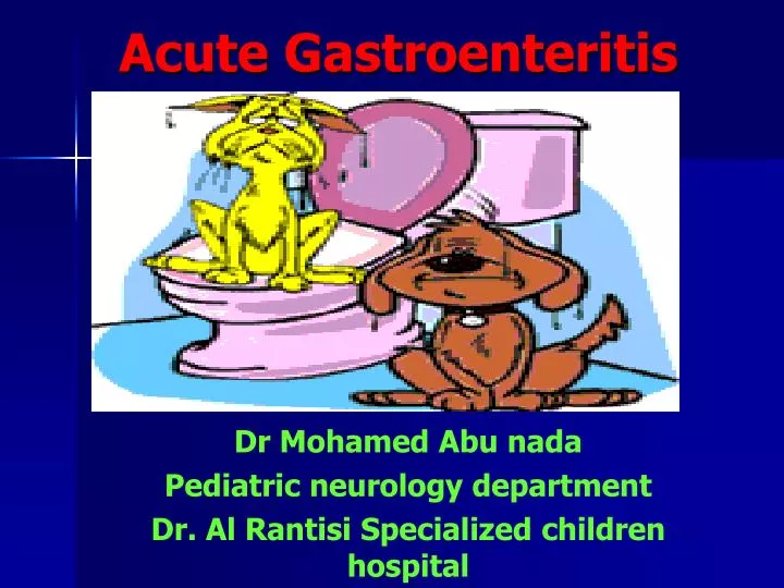 acute gastroenteritis
