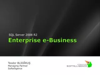 Enterprise e-Business