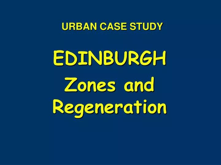 urban case study