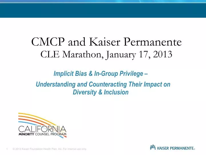 cmcp and kaiser permanente cle marathon january 17 2013