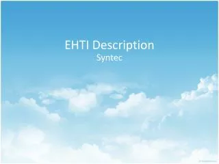 ehti description