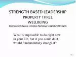 WELLBEING - slide 1