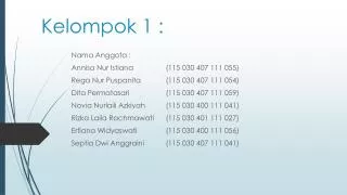 kelompok 1