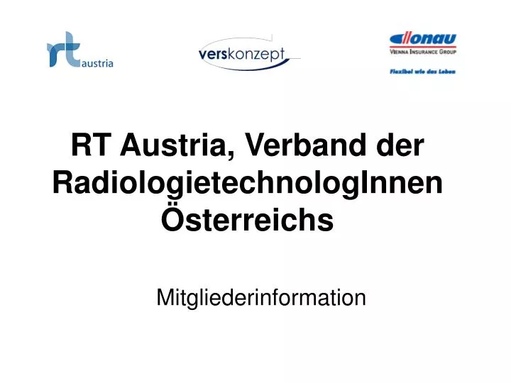 rt austria verband der radiologietechnologinnen sterreichs