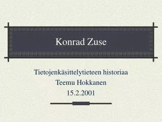 konrad zuse