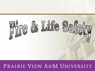 Fire &amp; Life Safety