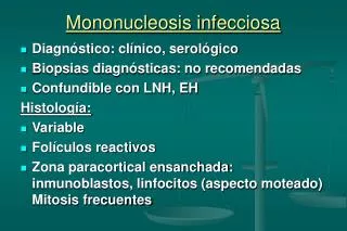mononucleosis infecciosa