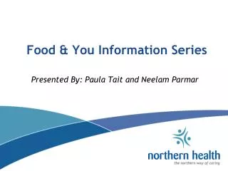 Food &amp; You Information Series