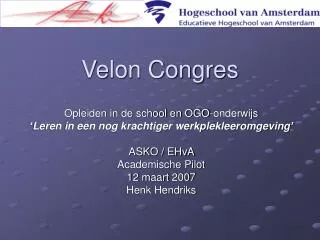 velon congres