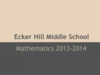 Ecker Hill Middle School