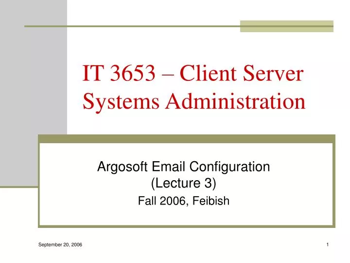 it 3653 client server systems administration
