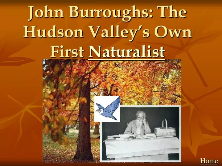 john burroughs the hudson valley s own first naturalist