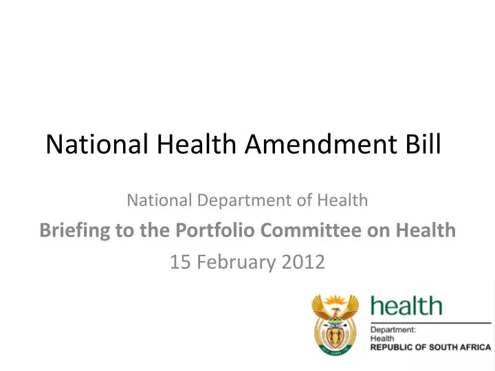 national health amendment bill