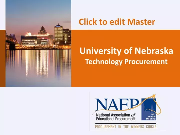 university of nebraska technology procurement