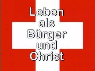 leben als b rger und christ