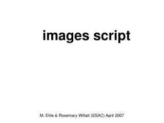 images script