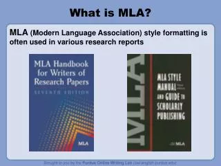 what is mla