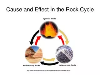 Cause and Effect In the Rock Cycle