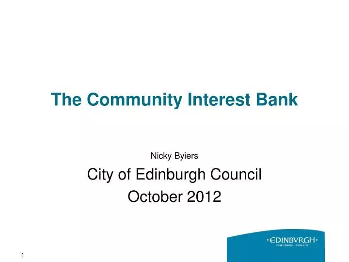 the community interest bank