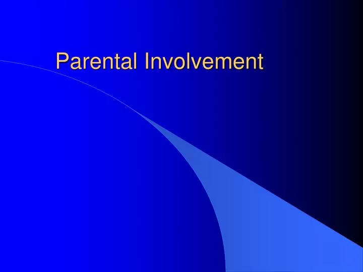 parental involvement