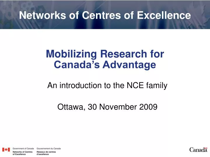 mobilizing research for canada s advantage