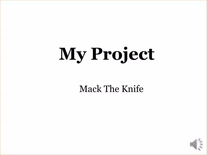 mack the knife