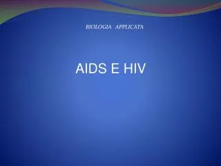 aids e hiv