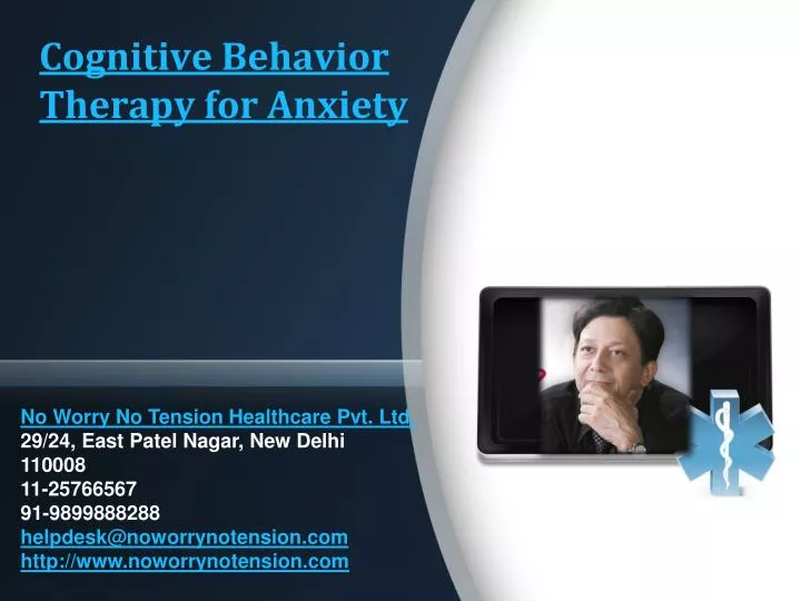 cognitive behavior therapy for anxiety