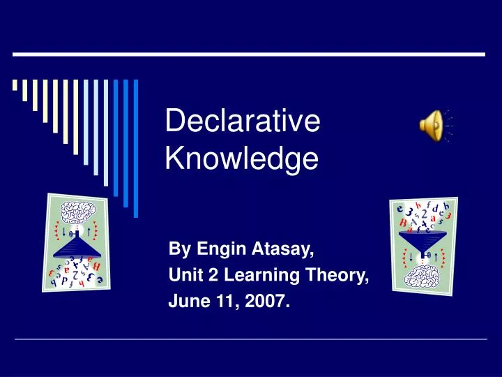 declarative knowledge