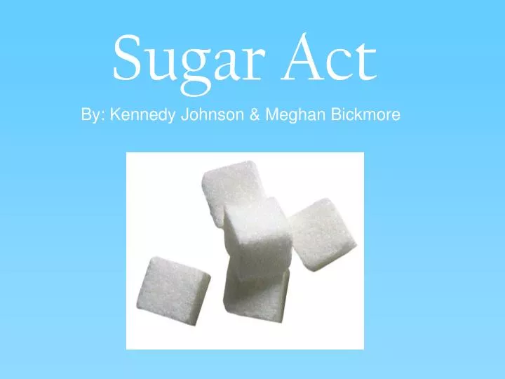 sugar act