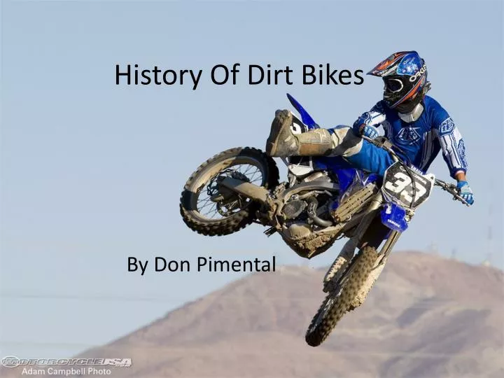 history of dirt bikes