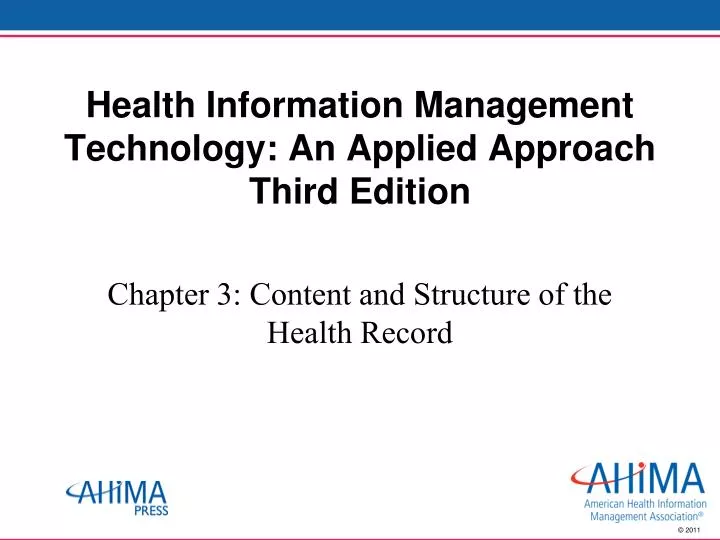 health information management technology an applied approach third edition