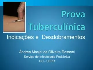 prova tubercul nica