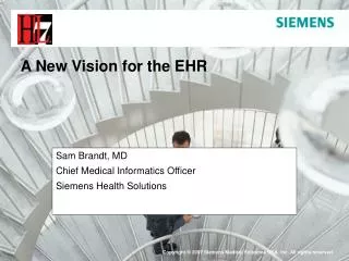 A New Vision for the EHR