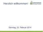 Herzlich willkommen! - slide 1