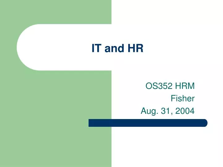 it and hr