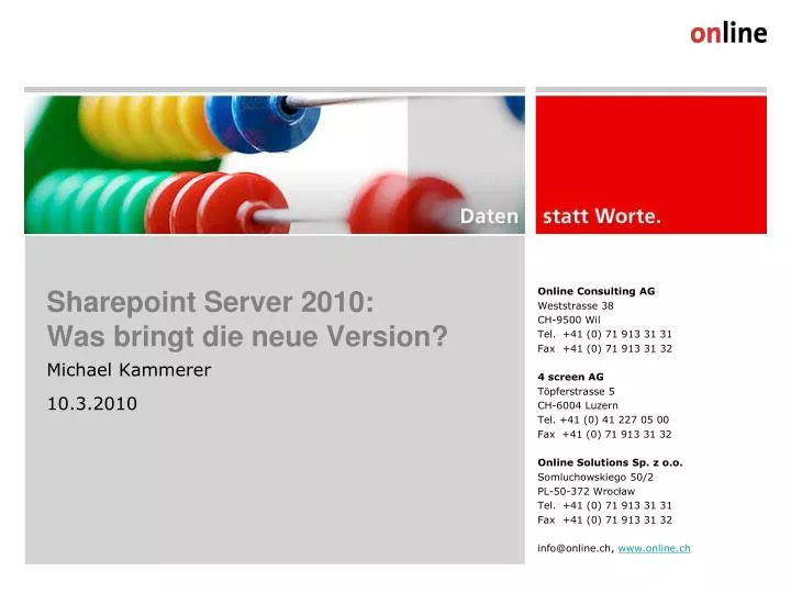 sharepoint server 2010 was bringt die neue version