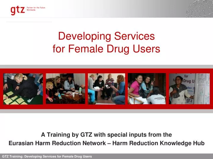 developing services for female drug users