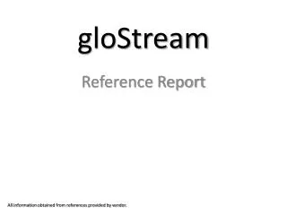 gloStream