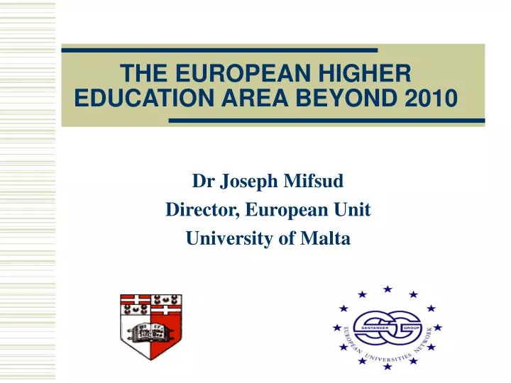 the european higher education area beyond 2010
