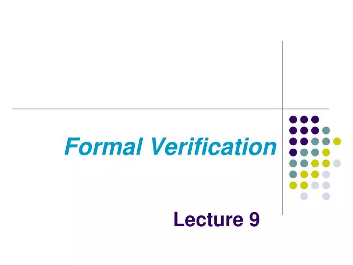 formal verification