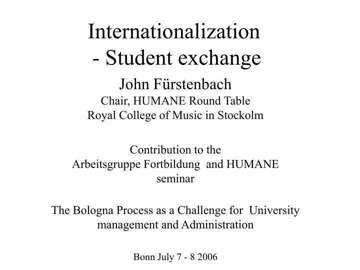 internationalization student exchange