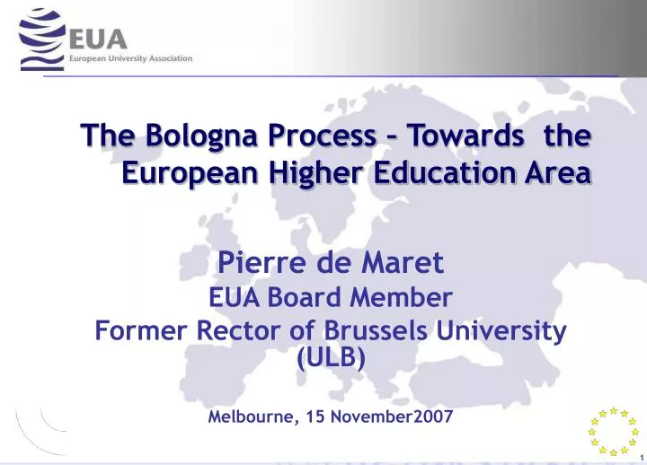 the bologna process towards the european higher education area