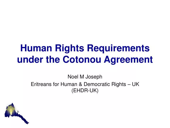 human rights requirements under the cotonou agreement