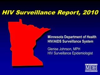 HIV Surveillance Report, 2010